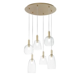 Luce Ambiente Design I-BRANDY-S6 Pendel-Kronleuchter BRANDY E14