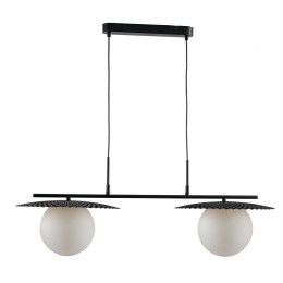Luce Ambiente Design I-CHAPLIN-S2 NER Pendel-Kronleuchter CHAPLIN | 2×60W E27