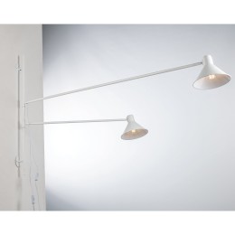 Luce Ambiente Design I-DUETTO-AP2-BCO Wandleuchte DUETTO | 2×60W E27