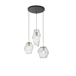 Luce Ambiente Design I-KIKO-S3 Pendel-Kronleuchter KIKO | 3×60W E27