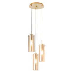 Luce Ambiente Design I-MAGIC-S3-ORO  Pendel-Kronleuchter MAGIC | 3×60W E27