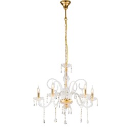 Luce Ambiente Design I-MONALISA/5 Pendel-Kronleuchter MONALISA | 5×60W E14