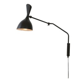 Luce Ambiente Design I-MORGAN-AP-NER Wandleuchte MORGAN | 1×60W E27