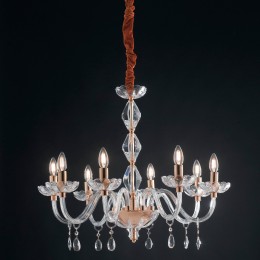 Luce Ambiente Design I-RIFLESSO/8 ORO Pendel-Kronleuchter RIFLESSO E14