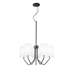 Luce Ambiente Design I-SALLY-5-NER Pendel-Kronleuchter SALLY | 5×60W E14