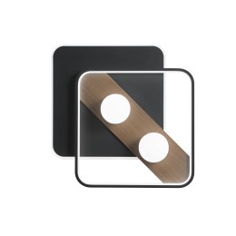 Luce Ambiente Design I-CRICKET-Q50-NER LED Anbau-Kronleuchter CRICKET | 40W integrierte LED-Quelle