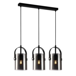 Italux PND-32453-3-BK+SG Pendel-Kronleuchter Nanesma E27