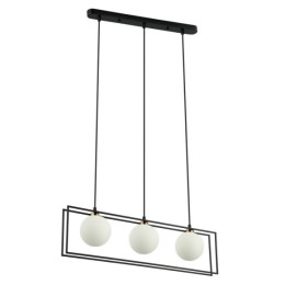Italux PND-53423-3-BK Pendel-Kronleuchter Grosetta G9