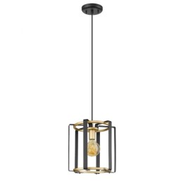 Italux PND-44003-1-BK-GD Pendel-Kronleuchter Primero E27