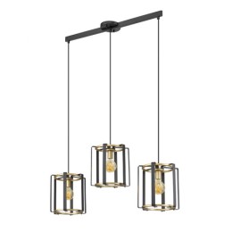 Italux PND-44003-3-BK-GD Pendel-Kronleuchter Primero E27