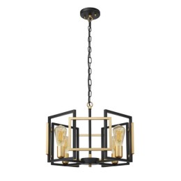 Italux PND-44003-4-BK-GD Pendel-Kronleuchter Primero E27