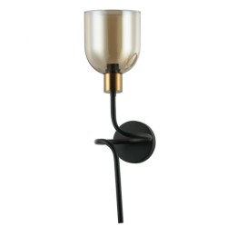 Italux WL-66892-1A-BK-AMB Wandleuchte Servio E14