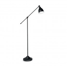 Ideal Lux 003528 Newton Nero Stehleuchte 1x60W | E27