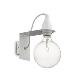 Ideal Lux 045191 Wandleuchte 1x70W Minal Bianco | E27