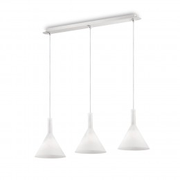 Ideal Lux 074245 Kronleuchter Cocktail Small Bianco 3x40W | E14