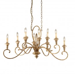 Ideal Lux 088433 Kronleuchter Cortina 10x40W | E14