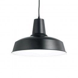 Ideal Lux 093659 Kronleuchter Moby Nero 1x60W | E27