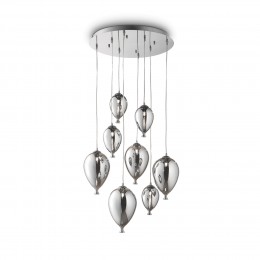 Ideal Lux 100913 Kronleuchter Clown Cromo 8x40W | G9