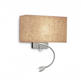 Ideal Lux 103204 Wandleuchte LED Lampe mit Richtungsleuchte 1x60W Hotel KronSquare | E27
