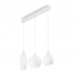 Ideal Lux 111858 Kronleuchter Soft Bianco 3x40W | E14