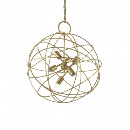 Ideal Lux 156026 Kronleuchter Konse Oro 6x60W | E27