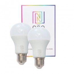 Immax Neo 07115B Set 2 mit LED-Lampen 2x9W | RGBW | Zigbee 3.2