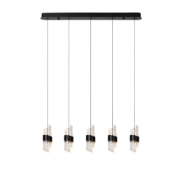 Lucide L134963530 LED Pendel-Kronleuchter KLIGANDE | 5x7,8W integrierte LED-Quelle | 5x620lm | 2700