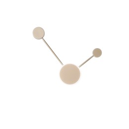 Luce Ambiente Design ETERE-PL2 ORO LED Anbau-Kronleuchter ETERE | 10W integrierte LED-Quelle