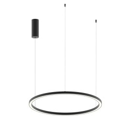 Luce Ambiente Design HOOP-S80-NER LED Pendel-Kronleuchter HOOP | 40W integrierte LED-Quelle