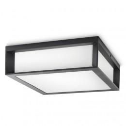Philips 17184/93/16 Außendeckenleuchte 2x14W Skies | E27 | 2700K | IP44