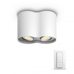 Philips Hue 56332/31/P7 LED Spotleuchte Pillar 2x5,5W | 2200-6500K