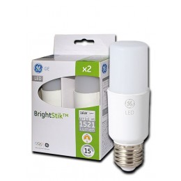 GE 101341163 Set 2 LED Lampen BrightStick 16W | E27 | 3000K