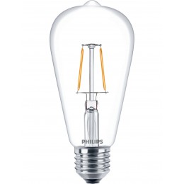 Philips LED Energiesparlampe 4,3W E27 - Classic LEDbulb ND 43-40W E27 ST64 827 CL