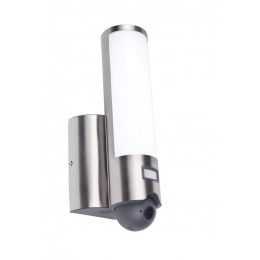 Lutec 5267101001 LED Außenwandleuchte mit Kamera und Bewegungssensor Elara 1x18W | 3000K | IP44