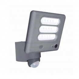 Lutec 7625501118 LED Wandprojektor mit Kamera und Sensor Esa 1x25W | 5000K | IP54