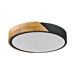 Italux PLF-13186-BK-WO LED Anbau-Kronleuchter Nastro | 24W LED | 2400lm | 3000K