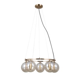 Italux PND-1098-5R-HB Pendel-Kronleuchter Molite G9