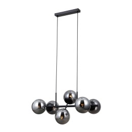 Italux PND-1098-6-BK Pendel-Kronleuchter Molite E14