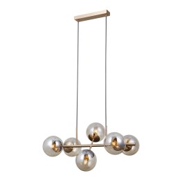 Italux PND-1098-6-HB Pendel-Kronleuchter Molite E14