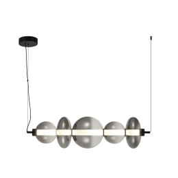 Italux PND-24352-40W-BK-SG LED Pendel-Kronleuchter Sonte | 40W LED | 5094lm | 3000K