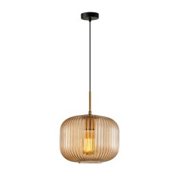 Italux PND-26476-1-BRO-AMB Pendel-Kronleuchter Gavino E27