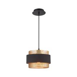 Italux PND-27467-1-BK-GD Pendel-Kronleuchter Bans E27