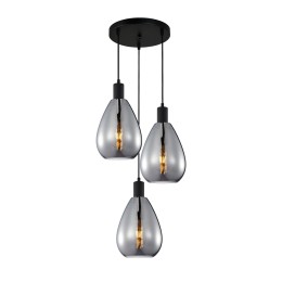 Italux PND-27812-3A-BK-SG Pendel-Kronleuchter Zulo E27
