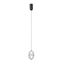 Italux PND-34375-1-BK LED Pendel-Kronleuchter Alani | 6W LED | 588lm | 3000K