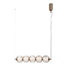 Italux PND-34405-5-HBR LED Pendel-Kronleuchter Pedro | 20W LED | 793lm | 3000K