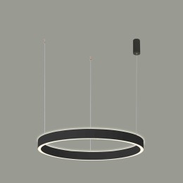 Italux PND-56215D-080RPP-BK LED Pendel-Kronleuchter Brasco Up Down | 80W integrierte LED-Quelle | 39