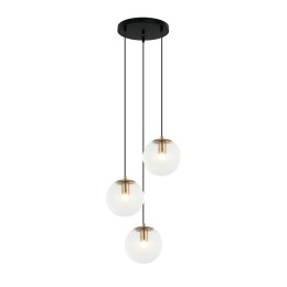 Italux PND-58867-3S-BK-BRO Pendel-Kronleuchter Sarpo E27