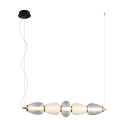 Italux PND-74937-5-BK LED Pendel-Kronleuchter Gastel | 22W LED | 1500lm | 3000K