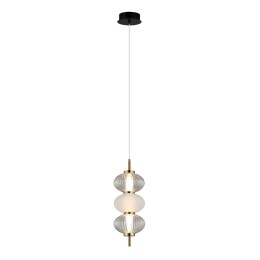 Italux PND-84938-3-BK LED Pendel-Kronleuchter Testa | 12W LED | 790lm | 3000K