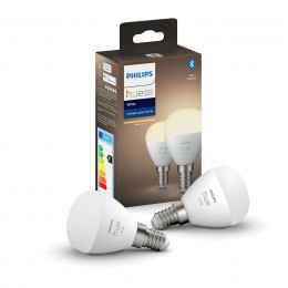 Philips Hue 8719514266902 2x LED-Lampe 1x5,5W | E14 | 470lm | 2700K - weiß